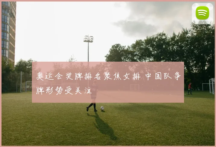 奥运会奖牌排名聚焦女排 中国队争牌形势受关注